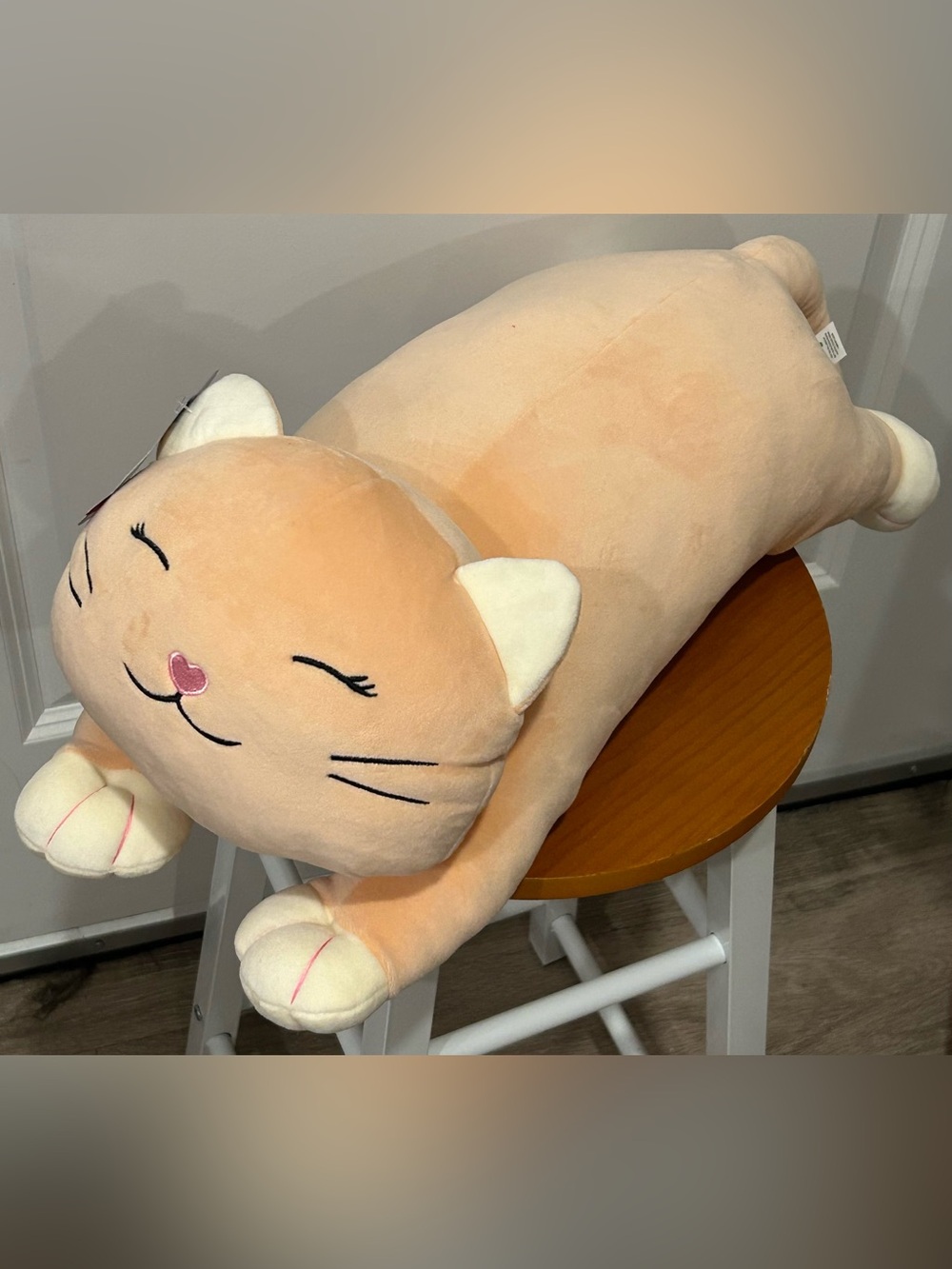 Snoozimals Large Kitty 20” Plush Cat Pillow Stuffed Animal Toy NWT